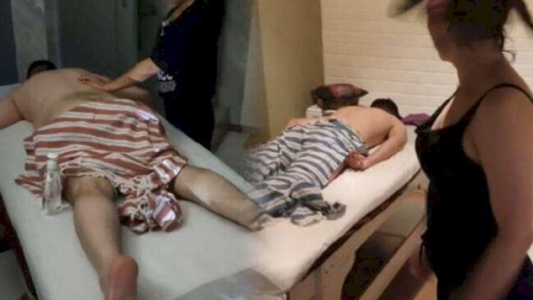   Masaj salonuna qəfil basqın:   İş başında tutuldular