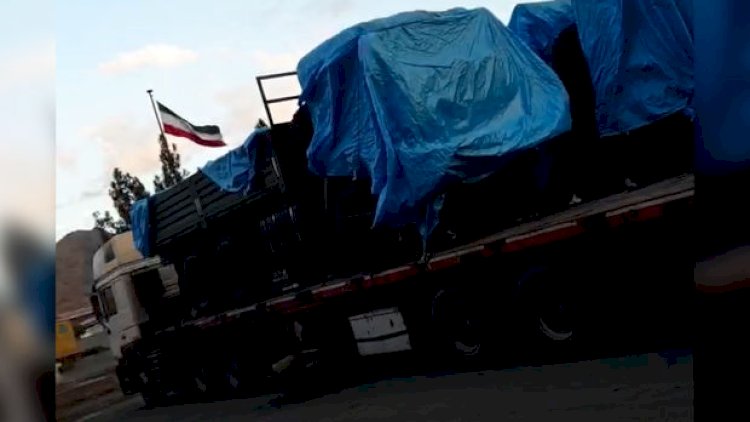    Tehran İrəvan üçün hərbi texnika daşıyır - Video   