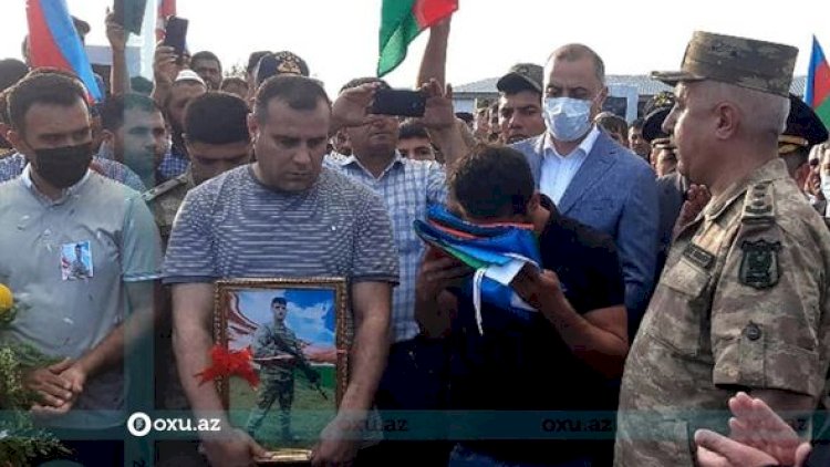    Şəhidimizlə vida mərasimi keçirildi - FOTO   