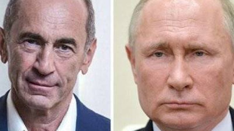    Köçəryan və Putin arasında telefon danışığı olub   