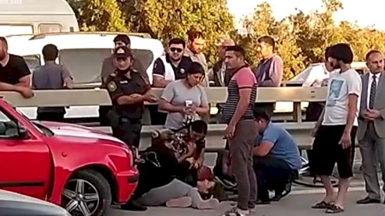    Bakıda ağır yol qəzası - Video   