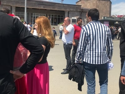 Paşinyanı snayperlər qoruyur – Fotolar 