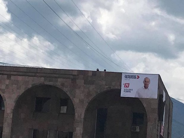 Paşinyanı snayperlər qoruyur – Fotolar 