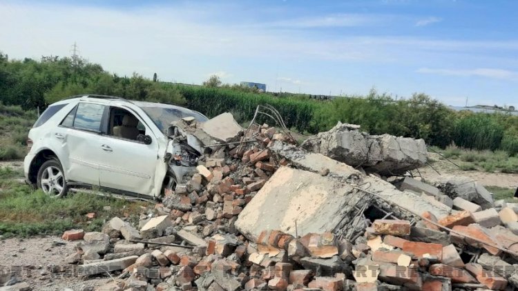    Samuxda həkim sükan arxasında infarkt keçirdi, avtomobilini hasara vurdu   