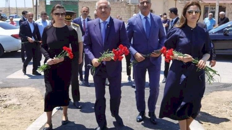    Zığda şəhidin xatirəsinə bulaq inşa edildi - Fotolar   