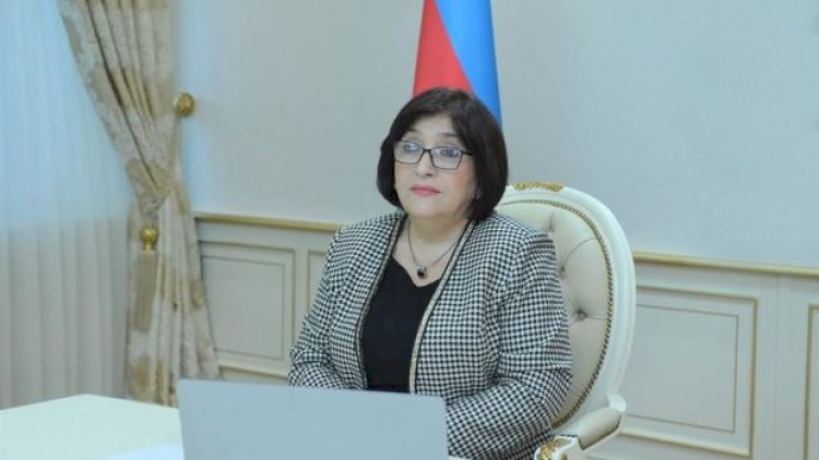    Sahibə Qafarova Britaniyanın nümayəndə heyətinə Ermənistanın terrorçu əməllərindən danışdı - Foto   