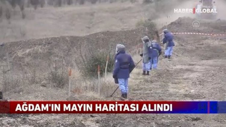    “Haber Global” Ağdamın mina xəritələrinin Ermənistandan alınması barədə süjet hazırladı - Video   