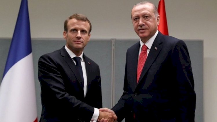    Ərdoğan və Makronun görüşü başladı   