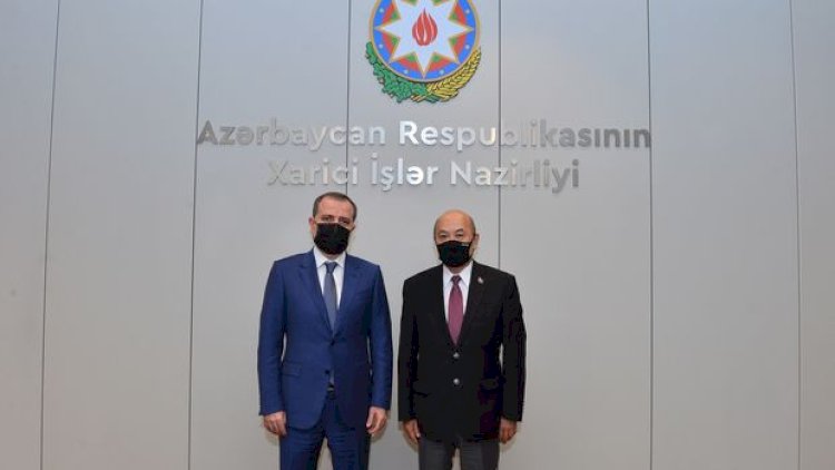    Ceyhun Bayramov Monqolustanın səfiri ilə görüşdü - Fotolar   