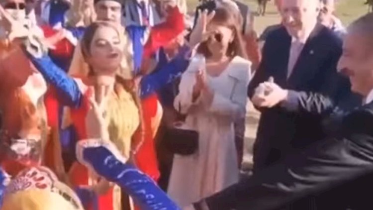    İlham Əliyev Cıdır Düzündə rəqs etdi - Video   