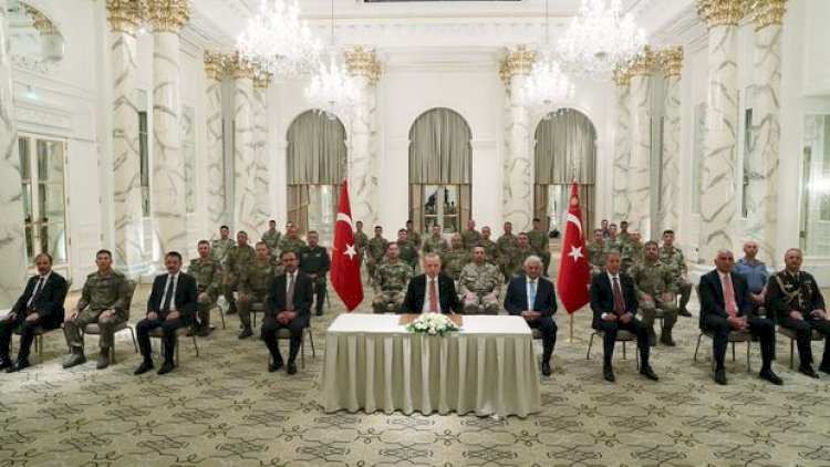    Ərdoğan Ağdamdakı Monitorinq Mərkəzinin türkiyəli hərbçiləri ilə görüşdü   