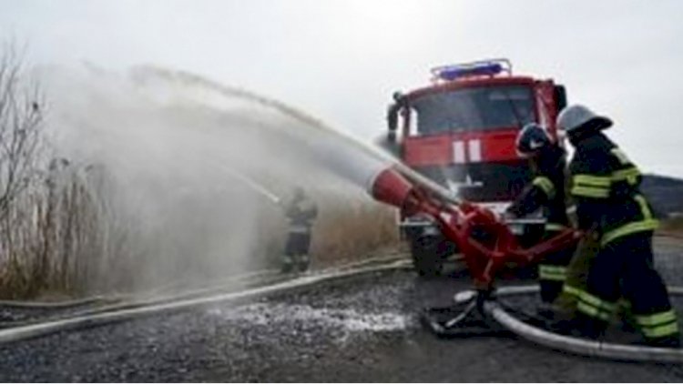    Masazırda açıq ərazidə yanğın başladı   
