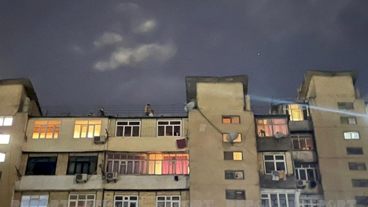    Bakıda intiharın qarşısı alındı - Fotolar   