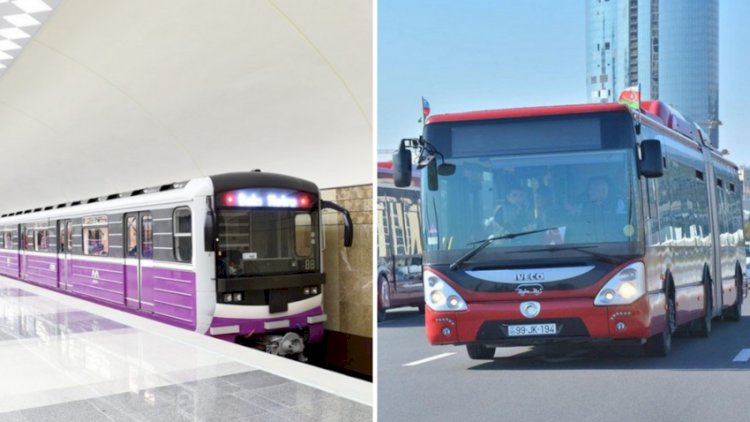    Avqustun 1-dək metro və avtobuslar həftəsonları işləməyəcək   - RƏSMİ