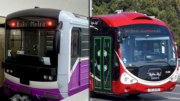    Qurban bayramı günlərində marşrut avtobusları və metro işləyəcək   