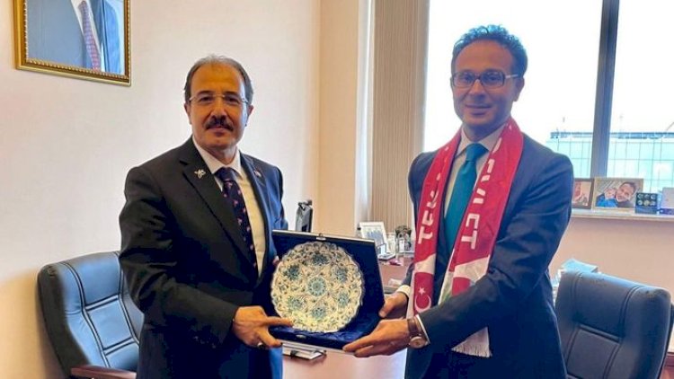   Türkiyə səfiri Ramil Həsəni Milli Məclisdə ziyarət etdi - Fotolar   