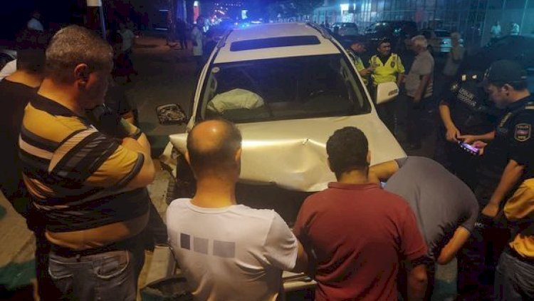    Bakıda “Land Cruiser”in sürücüsü beş maşını vuraraq hadisə yerindən qaçdı - Fotolar   