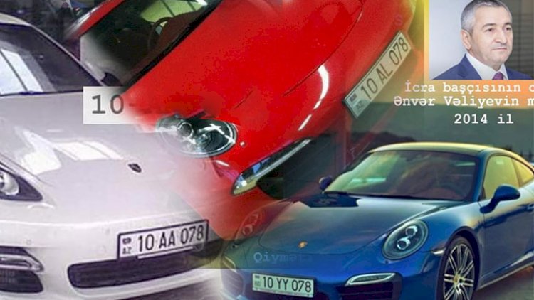    İcra başçısının maşın kolleksiyası: Porsche, Ferrari, Audi... –   Fotolar yayıldı