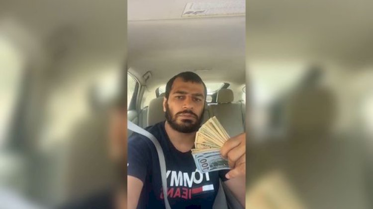    Azərbaycanlı cüdoçudan növbəti “pullu paylaşım”:   Bu dəfə dollarla özünü yellədi - Video
