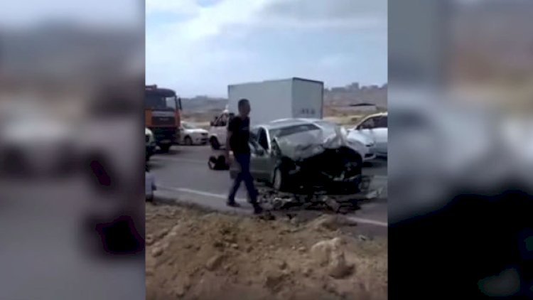    Bakıda ağır yol qəzası:   Yaralananlar var - Video
