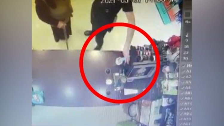    Keçmiş məhkum 20-yə yaxın mağazadan telefonlar oğurladı - VİDEO   