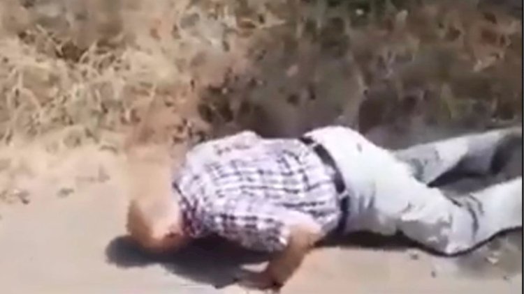    Keçmiş icra başçısı doğma rayonunda iməklədi, torpağı öpdü - Video   