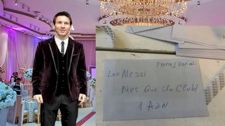    Messinin adından toylara pul yazdıran kimdir? - Azərbaycanda   