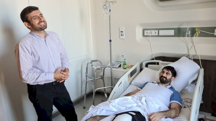    Səlcuk Bayraktar Türkiyədə müalicə alan azərbaycanlı qazilərlə görüşdü - Fotolar   