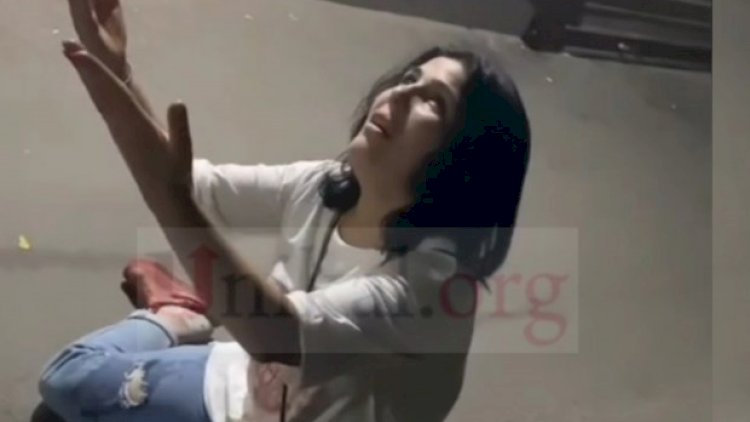    Bakıda narkotikin təsirində olan qadın görün nə etdi   - VİDEO