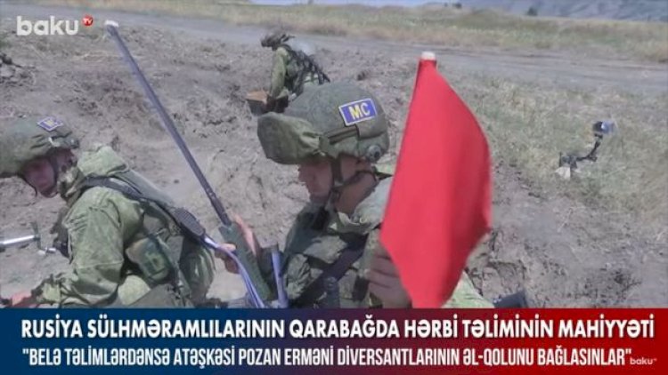    Ermənilər Şuşaya atəş açır, sülhməramlılar isə hərbi təlim keçirir:   Məqsəd nədir? - Video