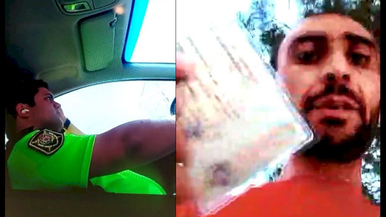    Polisin videosunu çəkən şəxs həbs olundu - Video   