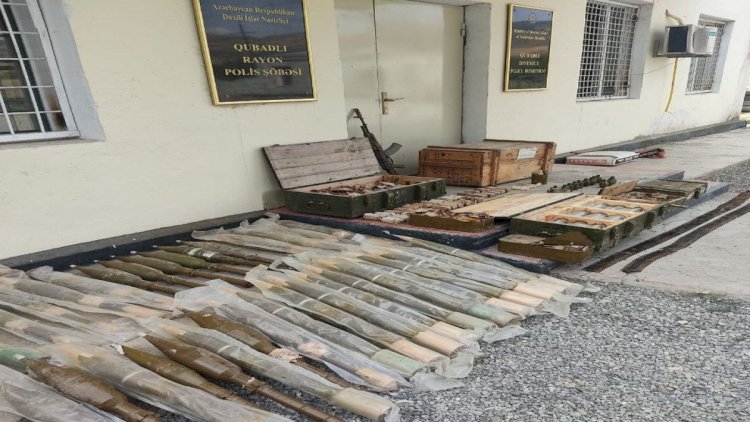    Qubadlıda ermənilərin atıb qaçdığı silah-sursat aşkarlandı   - Fotolar