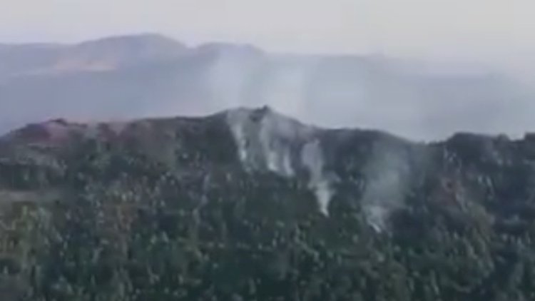    Xocavənddə ermənilərin minaladığı ərazidə yanğın oldu - Video   