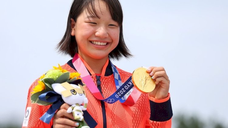    13 yaşlı qız Olimpiya çempionu oldu   