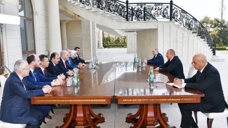    İlham Əliyev AKP sədrinin birinci müavinini qəbul etdi   