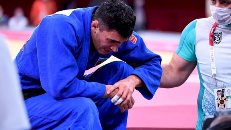   Olimpiadada uduzan idmançımız belə ağladı   - Fotolar