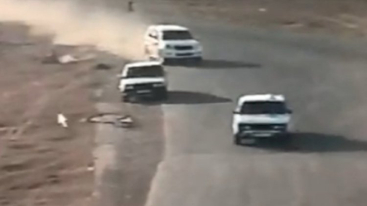    “Prado“ piyadanı vurub öldürdü - 3 maşına çırpıldı +   ANBAAN VİDEO