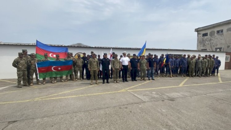    Azərbaycan hərbi dənizçiləri beynəlxalq təlimdə iştirak etdi   