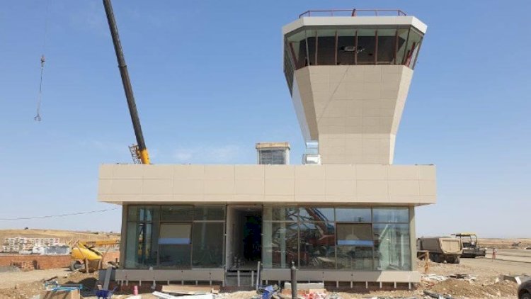    Füzuli aeroportunda son tamamlanma işləri - Foto +   VİDEO