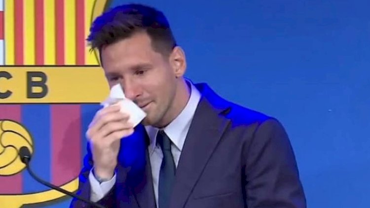    Messi “Barselona”dakı son mətbuat konfransında ağladı - Video   