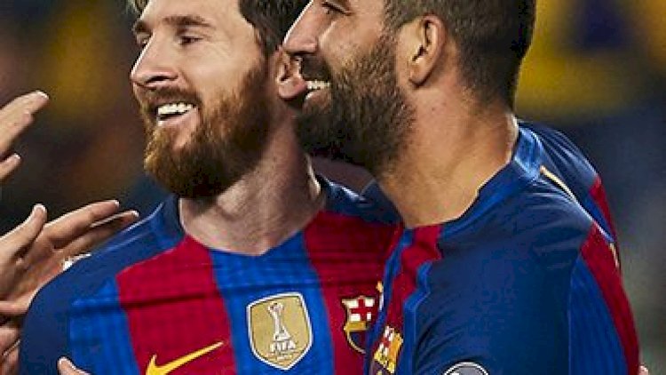    Arda Turandan Messi paylaşımı   