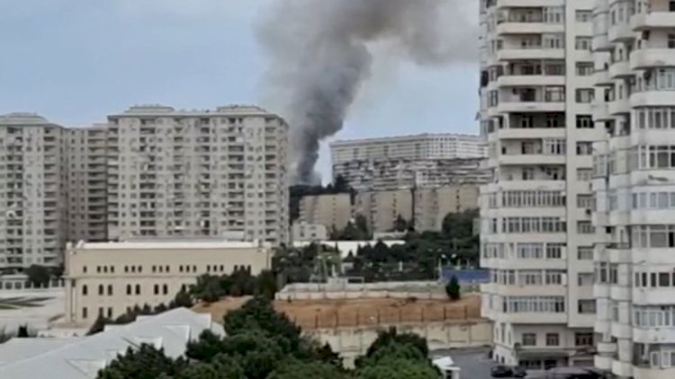    Bakıda güclü yanğın başladı – Video   