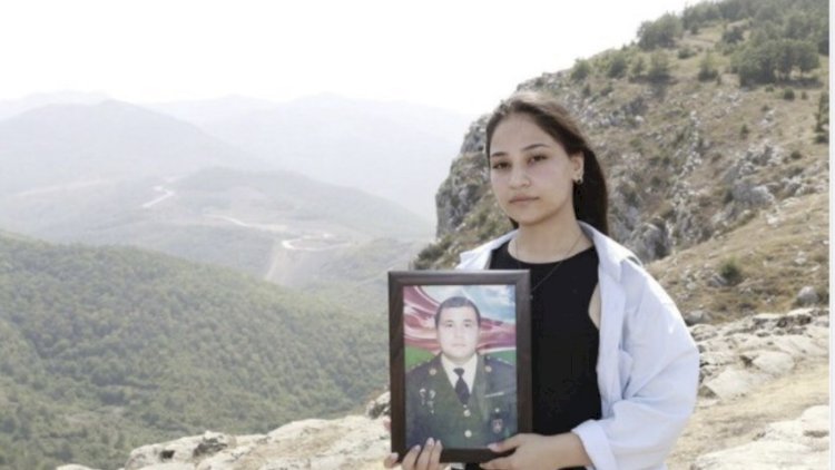    Atası Şuşada şəhid olan Nigar Cıdır düzündə - Foto   