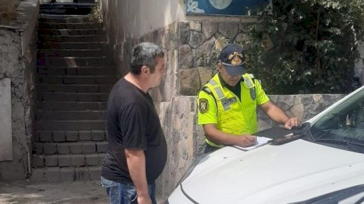    Yol polisi Daşkəsəndə reyd keçirdi - Foto   