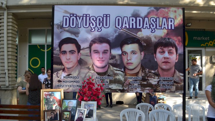    Eyni gün müharibəyə gedib, eyni gün şəhid olan 4 dost   - FOTOLAR
