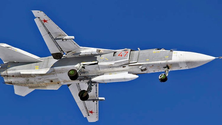    Rusiyanın Su-24 təyyarəsi qəzaya uğradı   