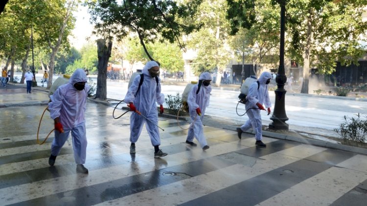    Bakıda 550 küçə dezinfeksiya edildi - Fotolar   