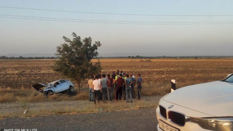    Bakı-Qazax yolunda qəza:   Maşın bir neçə dəfə aşdı - Fotolar