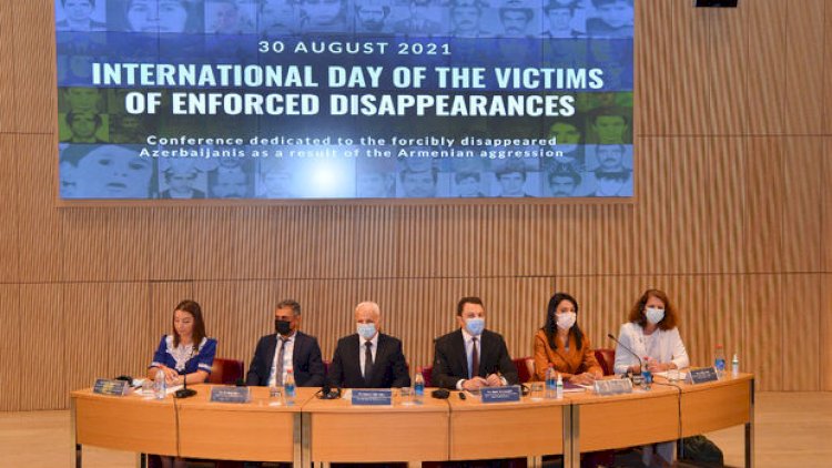    Xarici İşlər Nazirliyi “Məcburi Yoxaçıxma Qurbanları” gününə həsr edilmiş konfrans keçirdi - Fotolar   