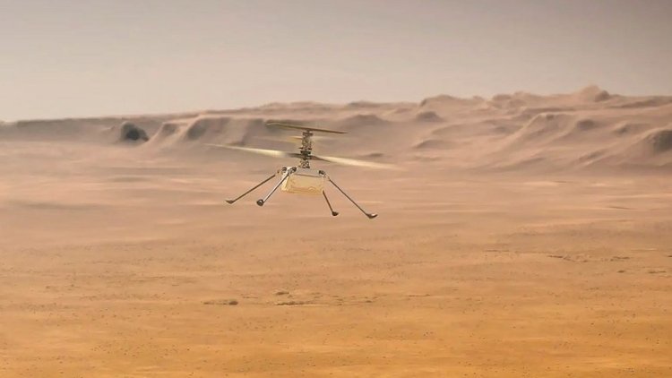    Dron-helikopter Marsda uğurlu uçuş həyata keçirdi   